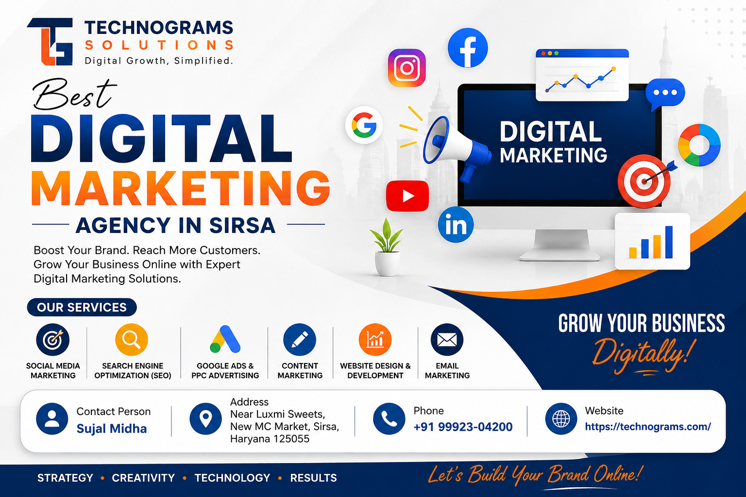 Technograms Solutions: Best Digital Marketing Agency in Sirsa | Grow Your Business