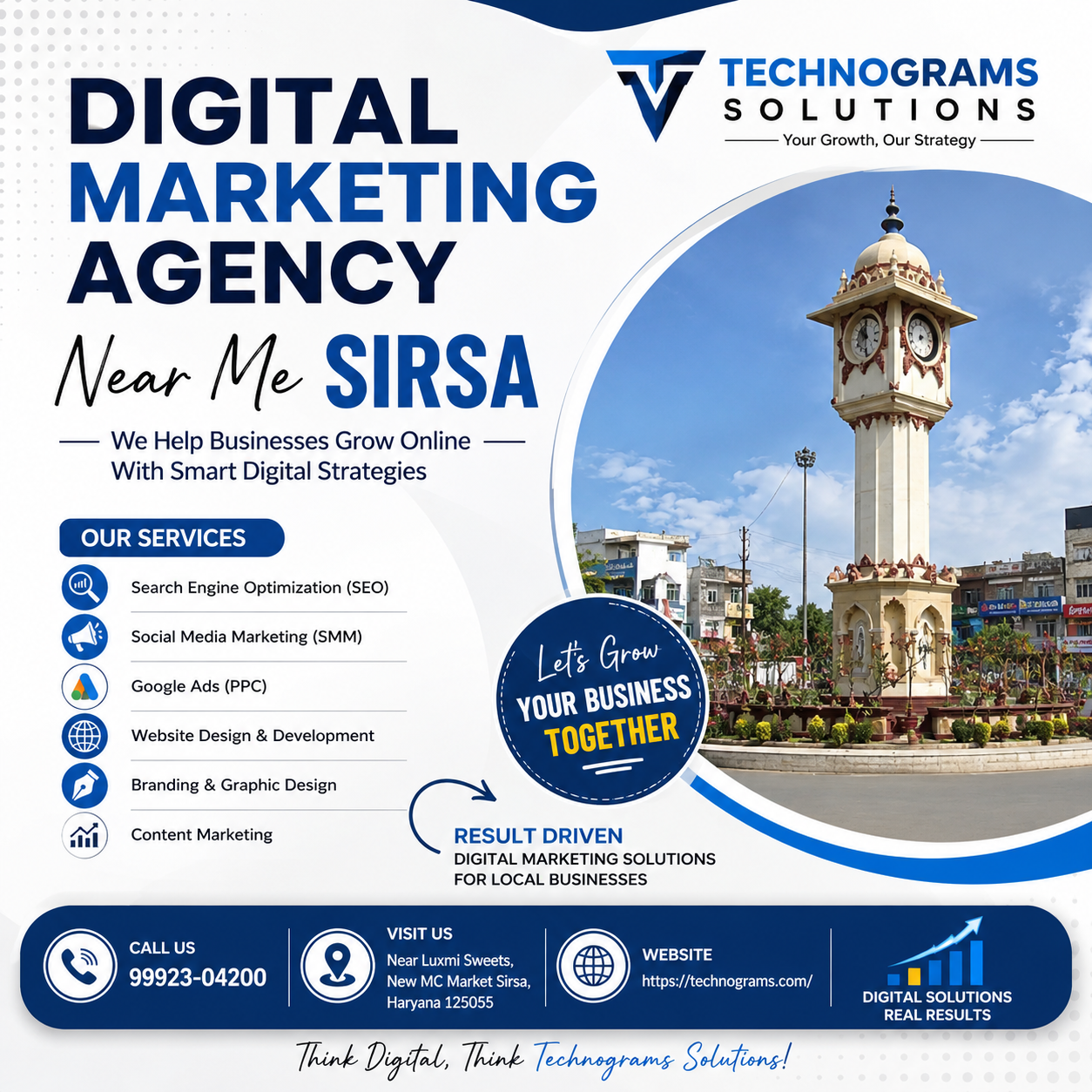 Best Digital marketing agency near me:- | bring your business using Technograms solutions